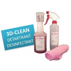 Kit complet nettoyant écologique + détartrant, désinfectant - TOTAL CLEAN